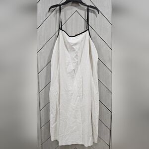 Ava & Viv Elegant Cream Dress With Pockets